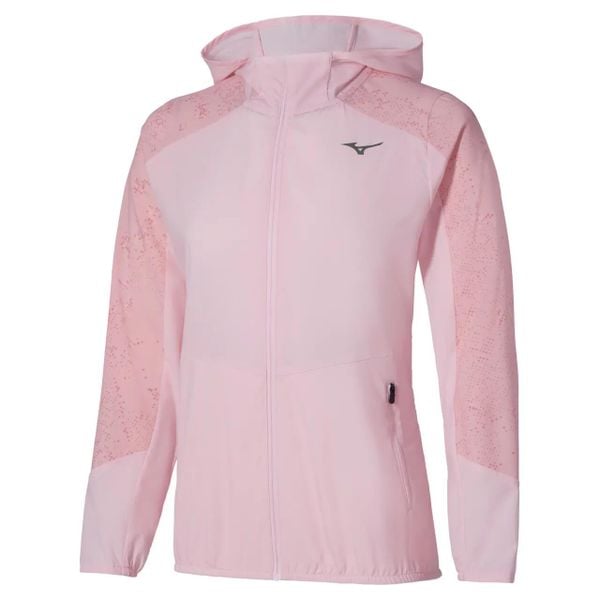 Damska kurtka wodoodporna Mizuno Active Alpha. Czerwone kurtki do biegania Mizuno, l, bez wzorów, bez kaptura, do biegania. Za 319.99 zł.