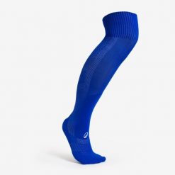Skarpety piłkarskie Kipsta Essential Club. Niebieskie skarpetki KIPSTA, bez wzorów, z elastanu. Za 14.99 zł.