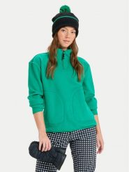 Roxy Polar Moonrising ERJFT04972 Zielony Regular Fit. Zielone bluzy z polaru Roxy, l, bez wzorów, z polaru. Za 229.99 zł.