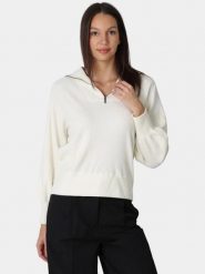 Sweter damski Luhta Eikkula. Brązowe swetry Luhta, s, bez wzorów, z materiału, bez ramiączek. Za 305.57 zł.