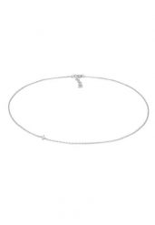 Elli Damski choker soliter z kryształem cyrkonii w srebrze próby 925 Sterling Silver Naszyjniki 1 ct. Szare naszyjniki Elli, z materiału, z cyrkonią, srebrne. Za 243.99 zł.