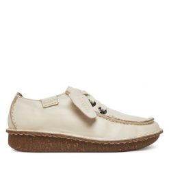 Półbuty Clarks. Półbuty wsuwane Clarks, bez wzorów, bez obcasa, na płaskiej podeszwie. Za 329.99 zł.