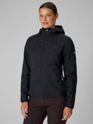4F Kurtka trekkingowa z wypełnieniem Primaloft Silver damska - czarna XS. Czarne kurtki 4f, l, bez wzorów, z syntetyku, bez kaptura, trekkingowe, primaloft. Za 499.99 zł.