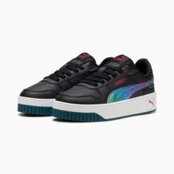 Puma Buty Carina Street Bouncy Sky Jr 39797502. Czarne buty treningowe Puma, bez wzorów, z gumy, bez zapięcia. Za 182.99 zł.