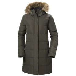 Parka damska Helly Hansen Aden Down. Białe płaszcze Helly Hansen, bez wzorów, z puchu, sportowe, bez kaptura. Za 970.45 zł.