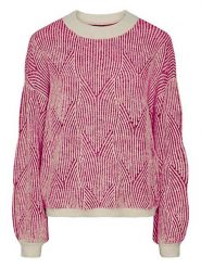 Pieces Sweter w kolorze różowym rozmiar: XL. Różowe swetry Pieces, xl, bez wzorów, z wełny, bez ramiączek. Za 70.24 zł.