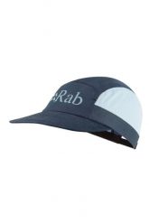 Czapka z daszkiem trekkingowa Momentum 5 Panel. Niebieskie czapki z daszkiem RAB, bez wzorów. Za 179.99 zł.