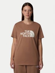 The North Face T-Shirt Easy NF0A8A6G Brązowy Loose Fit. Brązowe t-shirty The North Face, s, bez wzorów, z bawełny, bez kołnierzyka, bez ramiączek. Za 89.99 zł.