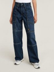 G-Star Dżinsy "Barrel Utility" - Loose fit - w kolorze niebieskim rozmiar: W28/L32. Niebieskie jeansy G-Star, l, z aplikacjami, retro, z podwyższonym stanem. Za 327.95 zł.