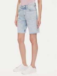 Lee Szorty jeansowe Rider 112363533 Niebieski Loose Fit. Niebieskie szorty Lee, bez wzorów, z bawełny. Za 209.99 zł.