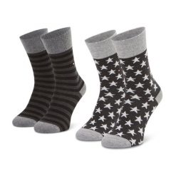 Skarpety długie Tommy Hilfiger. Szare skarpetki Tommy Hilfiger, bez wzorów. Za 39.99 zł.