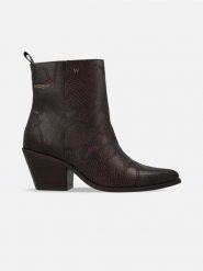 Wrangler Botki "Mae" w kolorze brązowym rozmiar: 41. Brązowe botki Wrangler, bez wzorów, ze skóry, eleganckie, bez obcasa, bez zapięcia. Za 224.95 zł.