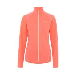 Polar damski zapinany na zamek Kari Traa. Brązowe bluzy z polaru Kari Traa, bez wzorów, z polaru, trekkingowe. Za 308.00 zł.