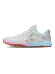 Buty halowe Hummel Dagaz Ltd. Białe buty treningowe Hummel, na jesień, bez wzorów, z gumy, bez zapięcia, do piłki ręcznej. Za 322.70 zł.