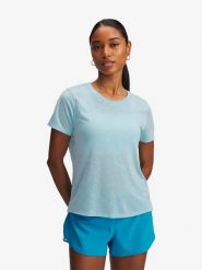 Under Armour Koszulka sportowa w kolorze błękitnym rozmiar: S. Niebieskie t-shirty sportowe Under Armour, s, bez wzorów, z materiału, bez ramiączek, outdoorowe. Za 87.81 zł.