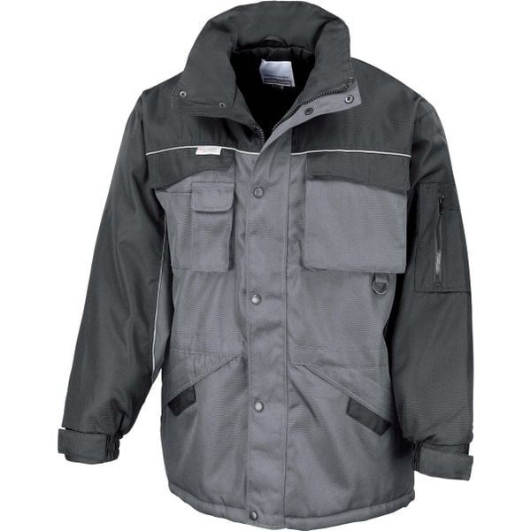Parka Result Heavy Duty. Niebieskie płaszcze RESULT, m, bez wzorów, z nylonu, bez kaptura. Za 310.45 zł.
