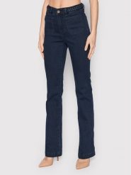 Morgan Jeansy 221-PSVEN Granatowy Bootcut Fit. Niebieskie jeansy Morgan, bez wzorów, z bawełny. Za 269.99 zł.