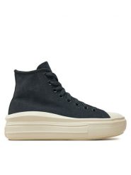Converse Trampki Chuck Taylor All Star Move Platform A11146C 002 Szary. Szare trampki Converse, bez wzorów, ze skóry, retro, bez zapięcia. Za 269.99 zł.