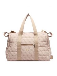 Guess Torba do wózka H5BW18 WFTO0 Beżowy. Brązowe torebki klasyczne Guess, z aplikacjami, z materiału, bez dodatków. Za 394.99 zł.