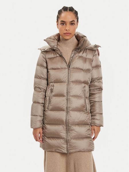 Bomboogie Kurtka puchowa CW636LTDLC4 Brązowy Regular Fit. Brązowe kurtki Bomboogie, bez wzorów, z puchu, bez kaptura. Za 1,309.00 zł.