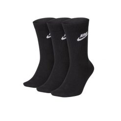 SKARPETY Nike Sportswear Everyday, Dla obu płci. Czarne skarpetki Nike, bez wzorów, z poliesteru, trekkingowe. Za 76.99 zł.