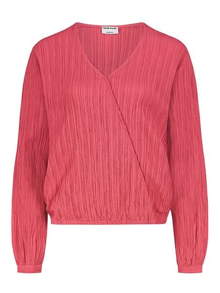 Sublevel Bluzka w kolorze koralowym rozmiar: XL. Czerwone bluzki Sublevel, xl, bez wzorów, bez kołnierzyka, bez ramiączek. Za 78.99 zł.