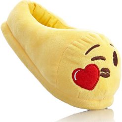 Kapcie Emoji bonprix żółty. Kapcie marki bonprix. Za 32.99 zł.