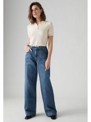 Levi's Dżinsy - Comfort fit - w kolorze granatowym rozmiar: W30/L35. Niebieskie jeansy Levi's, l, z aplikacjami, z tkaniny, klasyczne, z podwyższonym stanem. Za 259.74 zł.