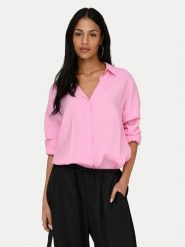 ONLY Koszula Zazima 15272523 Fioletowy Oversize. Fioletowe koszule ONLY, l, bez wzorów, bez kołnierzyka, bez ramiączek. Za 199.99 zł.