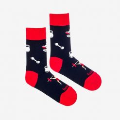 Skarpety Coqui 35-38 - czerwone. Czarne skarpetki 909, bez wzorów. Za 95.99 zł.