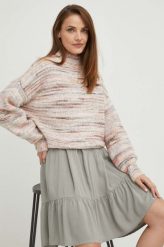 Answear Lab sweter damski kolor fioletowy. Fioletowe swetry Answear Lab, l, bez wzorów, z dzianiny, bez ramiączek. W wyprzedaży za 129.99 zł.