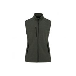 Damska kurtka bez rękawów Kariban. Zielone kurtki KARIBAN, bez wzorów, z puchu, bez kaptura. Za 212.00 zł.