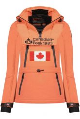 Kurtka turystyczna damska Canadian Peak Toka. Brązowe kurtki przejściowe sportowe Canadian Peak, l, bez wzorów, z materiału, bez kaptura, trekkingowe. Za 326.49 zł.