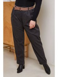 Curvy Lady Spodnie chino w kolorze antracytowym rozmiar: 44/46. Czarne chinosy Curvy Lady, bez wzorów, z tkaniny, klasyczne, z standardowym stanem. Za 128.25 zł.