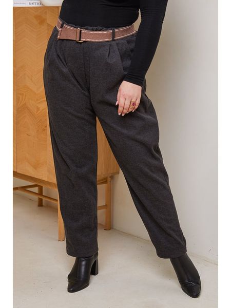 Curvy Lady Spodnie chino w kolorze antracytowym rozmiar: 44/46. Czarne chinosy Curvy Lady, bez wzorów, z tkaniny, klasyczne. Za 88.02 zł.