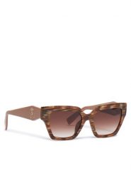 Furla Okulary przeciwsłoneczne WD00122 BX3774 3211S Brązowy. Brązowe okulary przeciwsłoneczne Furla, bez wzorów, z tworzywa sztucznego, plastikowe. Za 629.99 zł.
