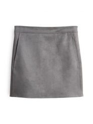 OPUS Spódnica "Relvina" w kolorze szarym rozmiar: 38. Szare spódnice Opus, bez wzorów, mini. Za 95.99 zł.