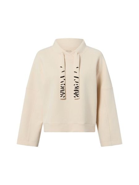 Marc Cain Bluza Kobiety beżowy, 38. Brązowe bluzy Marc Cain, bez wzorów, bez kaptura. Za 749.95 zł.