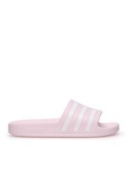 Adidas Klapki ADILETTE AQUA GZ5878 Różowy. Czerwone klapki adidas, bez wzorów, z syntetyku, bez obcasa, bez zapięcia. Za 99.99 zł.