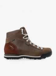 Buty trekkingowe damskie AKU Ultra Light Micro GTX. Brązowe trekkingi Aku, bez wzorów, z gore-texu, przed kolano, bez zapięcia, trekkingowe, gore-tex. Za 549.00 zł.