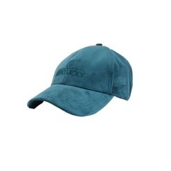 Aksamitna czapka Kentucky. Czerwone czapki z daszkiem KENTUCKY HORSEWEAR, bez wzorów, z weluru, eleganckie. Za 177.50 zł.