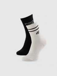 4F Skarpetki długie (2-pack) damskie - multikolor 39-42. Skarpetki 4f, bez wzorów, prążkowane. Za 49.99 zł.