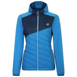 Damska Kurtka Hybrydowa Ascending. Niebieskie kurtki narciarskie Dare 2b, na zimę, xs, bez wzorów, bez kaptura, narciarskie. Za 128.99 zł.