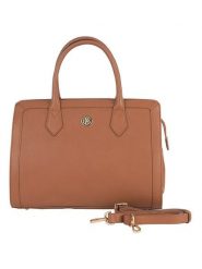 CXL by Christian Lacroix Skórzana torebka "Riley" w kolorze jasnobrązowym - 32 x 32 x 15 cm rozmiar: onesize. Brązowe torebki klasyczne CXL by Christian Lacroix, bez wzorów, z materiału, przez ramię, bez dodatków. Za 347.99 zł.