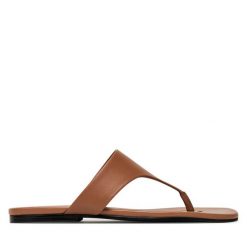 Japonki Gino Rossi. Brązowe japonki Gino Rossi, bez wzorów. Za 229.99 zł.