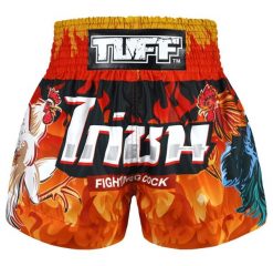 Spodenki treningowe TUFF Fighting Rooster L. Brązowe szorty sportowe TUFF, bez wzorów, z materiału, na fitness i siłownię. Za 149.00 zł.