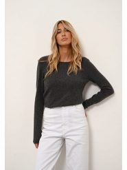 Just Cashmere Kaszmirowy sweter "Vivian" w kolorze antracytowym rozmiar: L. Czarne swetry Just Cashmere, l, bez wzorów, z kaszmiru, bez ramiączek. Za 389.45 zł.