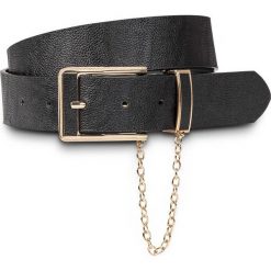 Lejąca spódnica midi bonprix czarny wzorzysty. Czarne paski bonprix, z aplikacjami, midi. Za 99.99 zł.