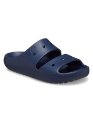 Crocs Klapki w kolorze granatowym rozmiar: 37/38. Niebieskie klapki Crocs, bez wzorów, klasyczne, z otwartym noskiem, bez obcasa, bez zapięcia. Za 124.11 zł.