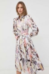 Marciano Guess sukienka mini rozkloszowana. Sukienki Marciano Guess, z aplikacjami, z tkaniny, bez kołnierzyka, bez ramiączek, mini, rozkloszowane. Za 1,329.90 zł.